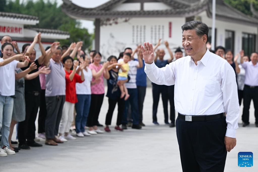 Xi inspects southwestern Chinese city of Meishan