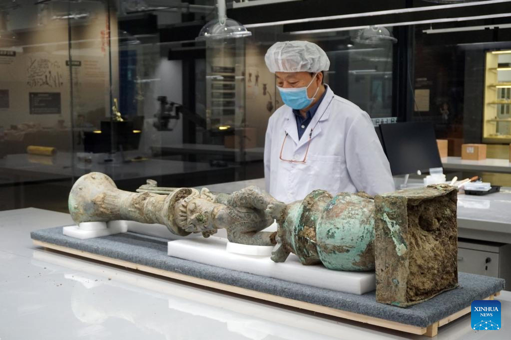 Ancient sculpture remnants reunited after 3,000 years