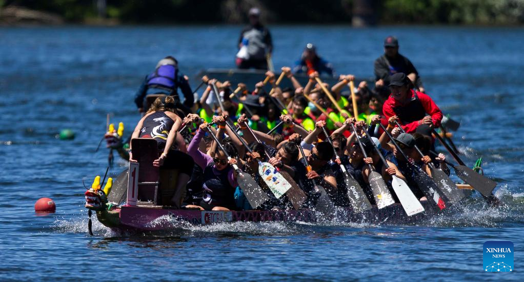 Int'l Dragon Boat Race Festival held in Toronto