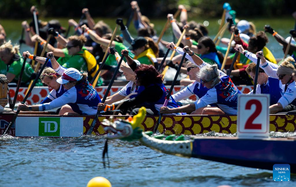 Int'l Dragon Boat Race Festival held in Toronto