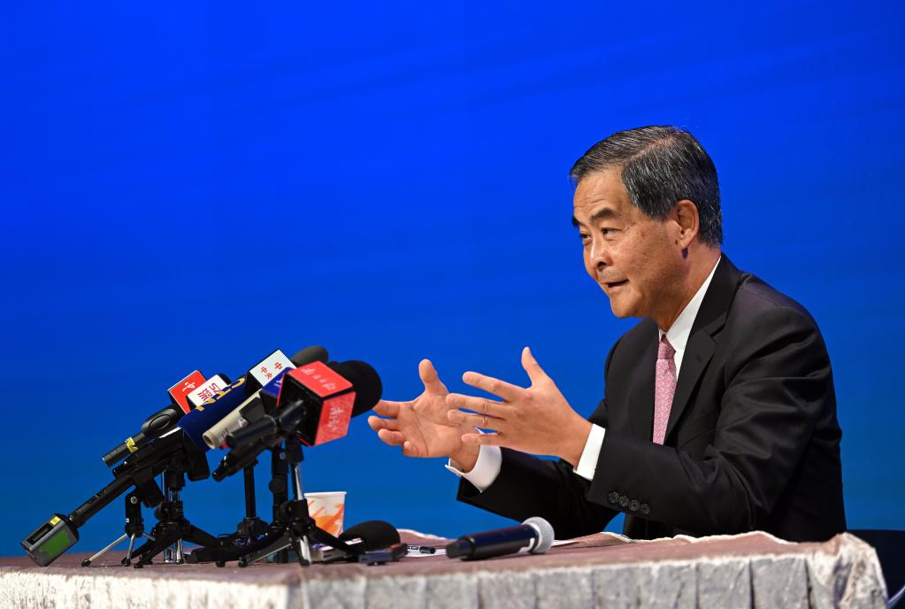 (HKSAR 25) Interview: Former HKSAR chief executive hails 