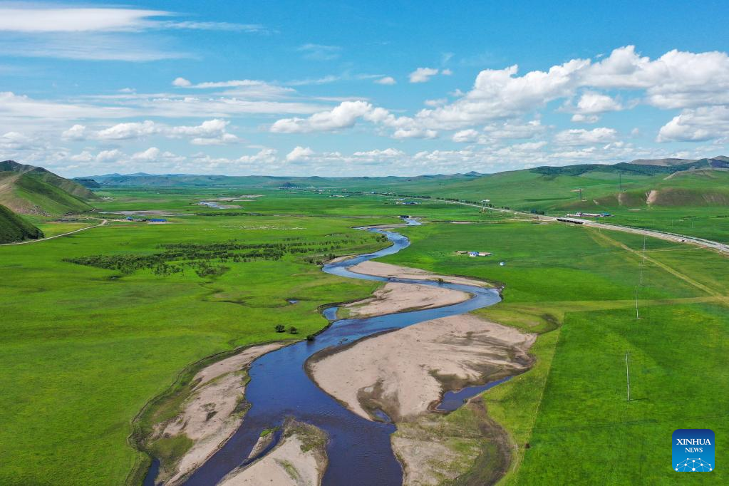 Scenery of Ulan Mod grassland in N China's Inner Mongolia