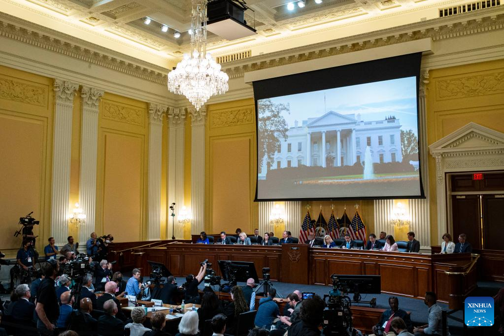 Public hearing of U.S. House Select Committee to investigate Capitol riot held in Washington, D.C.