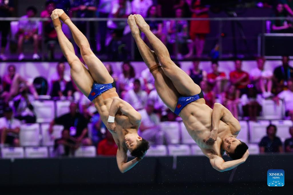 China claims first diving gold of Budapest worlds