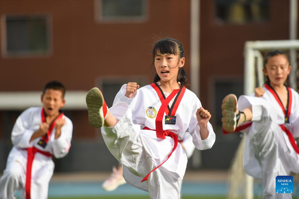 Schools in N China organize after-class activities