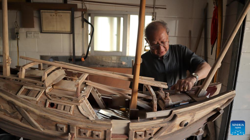 Feature: 77-year-old craftsman's passion to pass on ancient shipbuilding technology