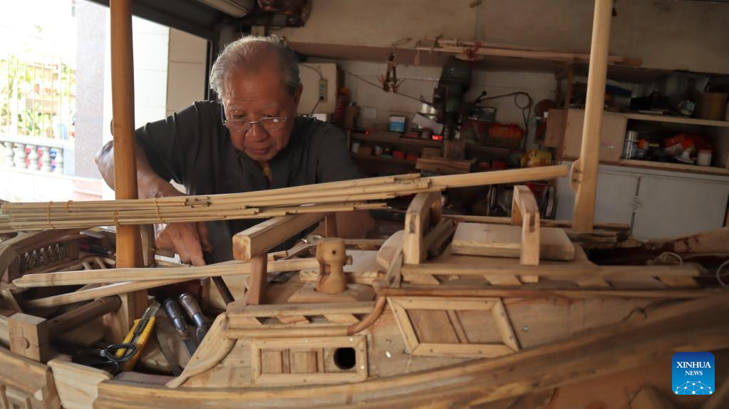 Feature: 77-year-old craftsman's passion to pass on ancient shipbuilding technology