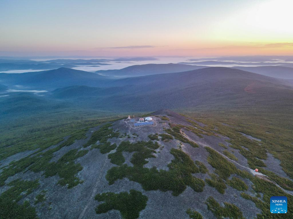 View of Okliet Mountain in N China's Inner Mongolia