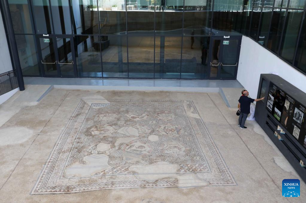 Unique mosaics exhibited at Lod Mosaic Archaeological Center in Israel
