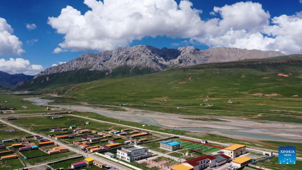 View of Sanjiangyuan in NW China's Qinghai