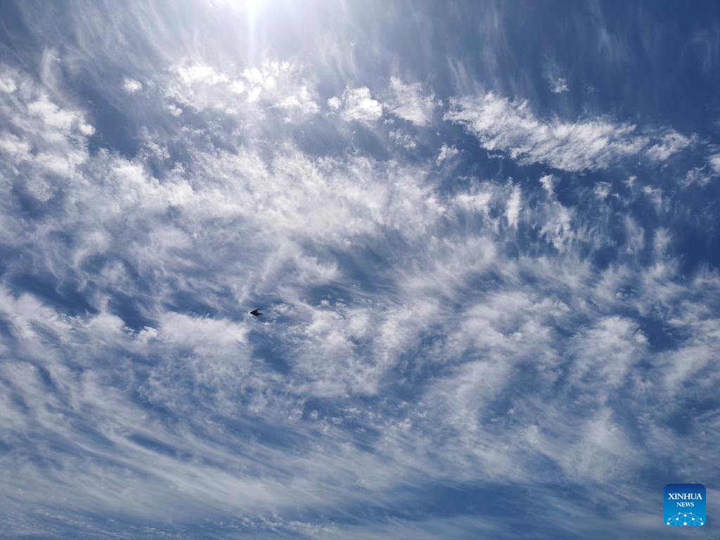 In pics: clouds during sunny day in Beijing