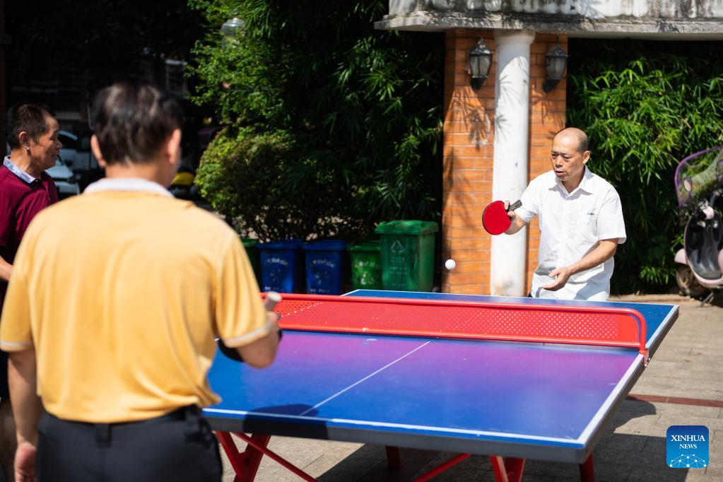 In pics: community-based day-care center for seniors in Hanshou County, Hunan Province