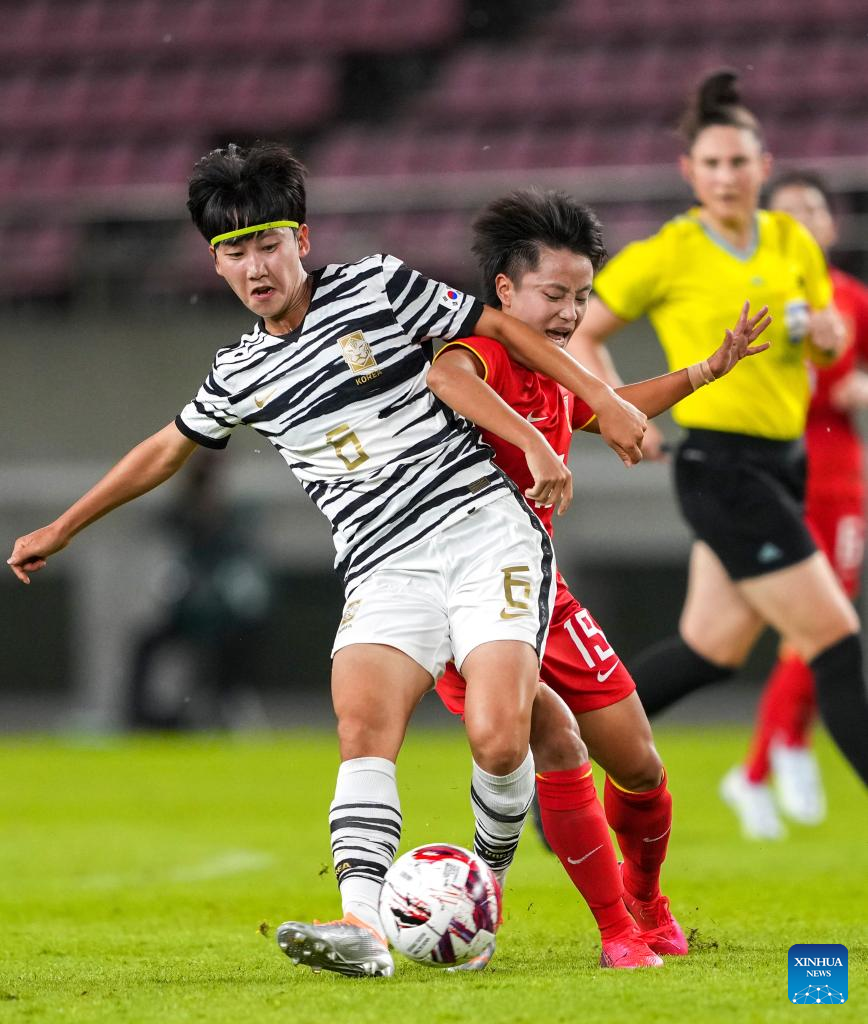 China draw with S. Korea in women's East Asian Football Championship