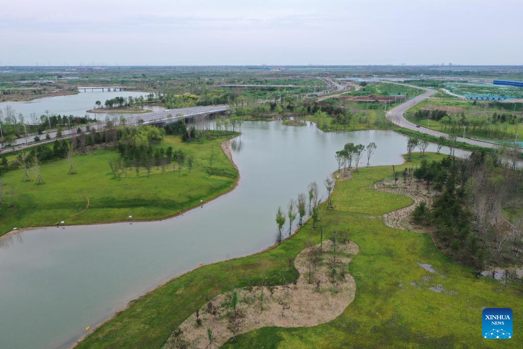 View of Xiong'an New Area
