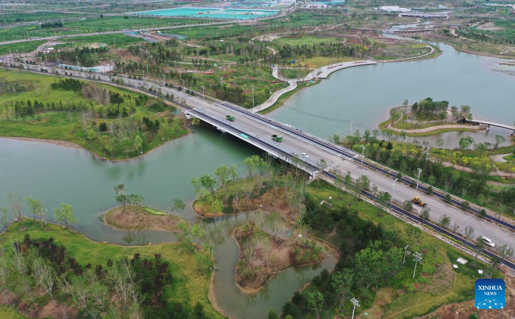 View of Xiong'an New Area