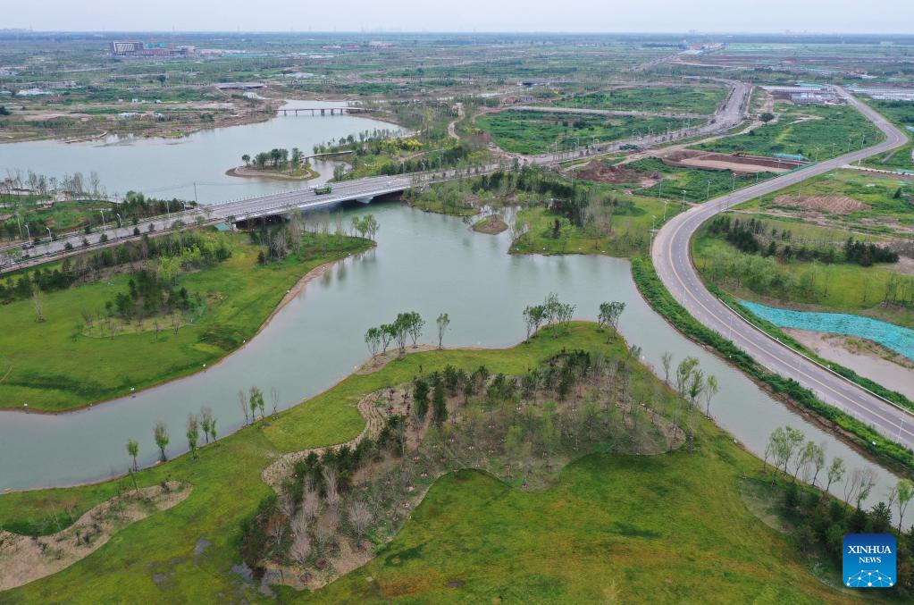 View of Xiong'an New Area