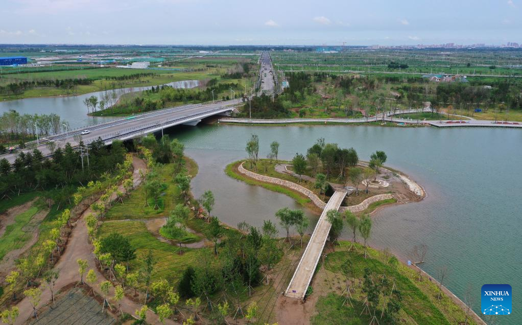 View of Xiong'an New Area