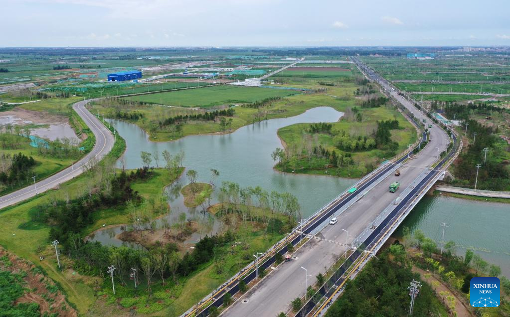 View of Xiong'an New Area