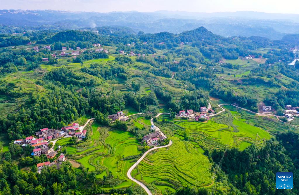 View of Bayi Village in China's Chongqing