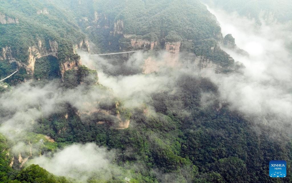 Scenery of Xinglong Mountain in north China's Hebei