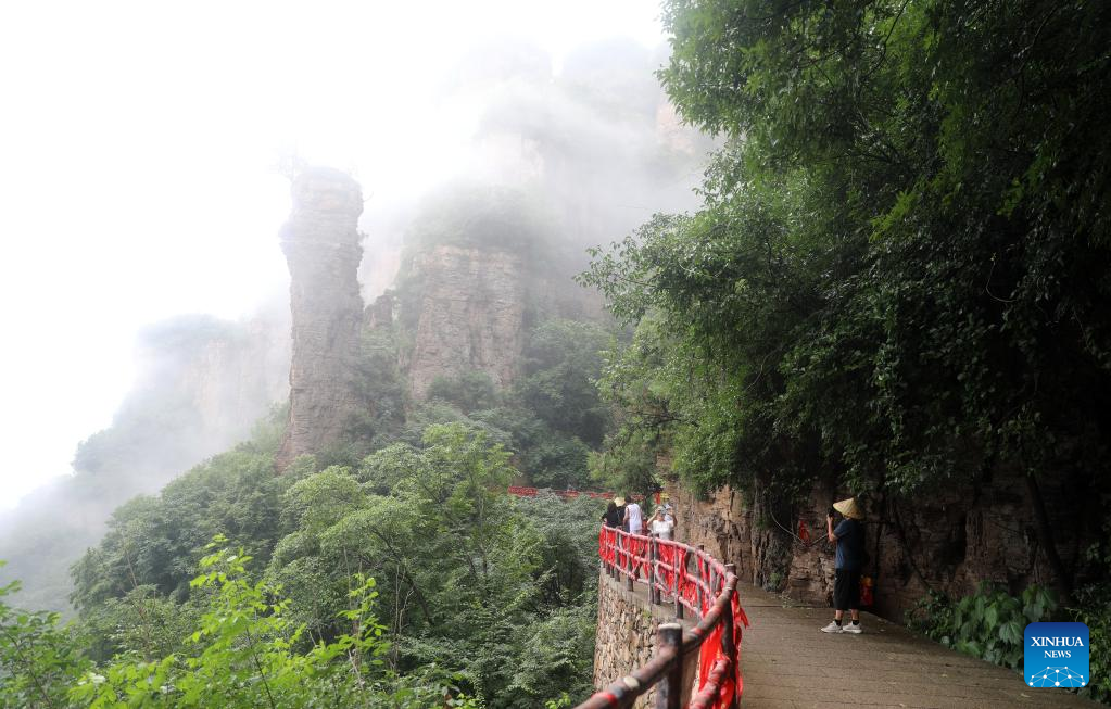 Scenery of Xinglong Mountain in north China's Hebei