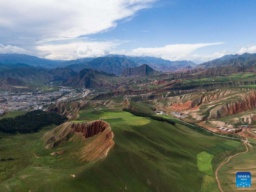 In pics: scenery of Qilian County in China's Qinghai
