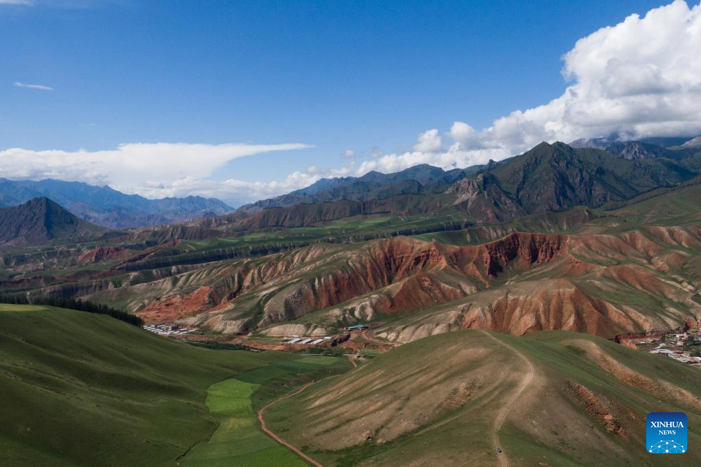 In pics: scenery of Qilian County in China's Qinghai
