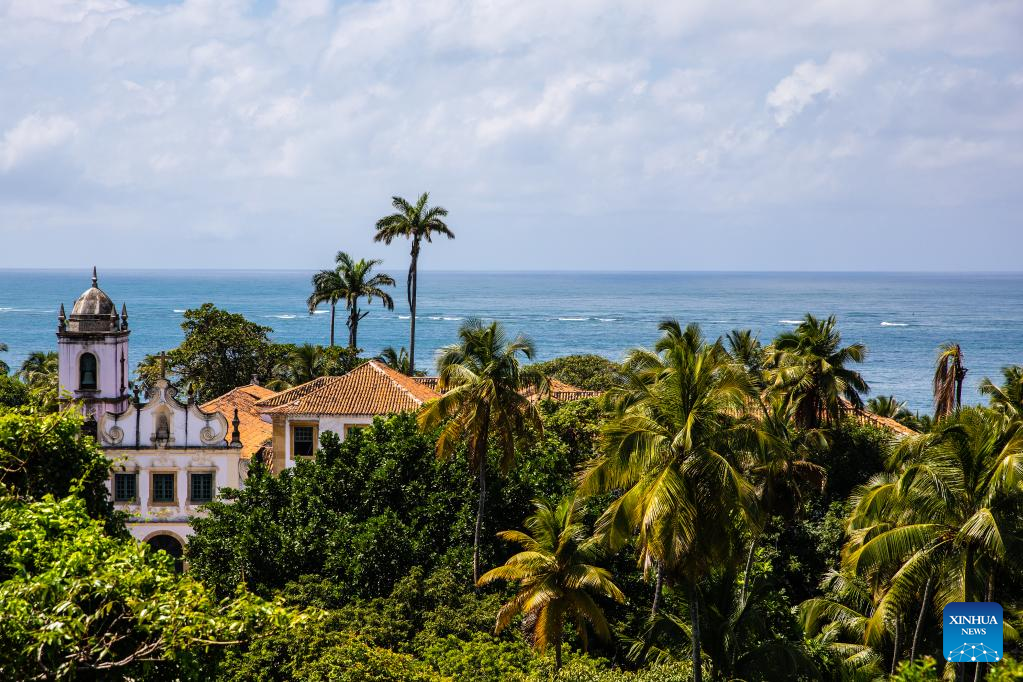 Scenery of UNESCO World Heritage site in Olinda, Brazil