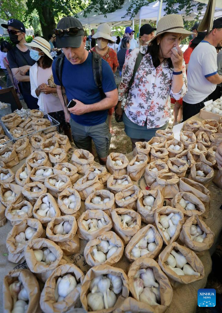 Annual Richmond Garlic Festival held in Richmond, Canada