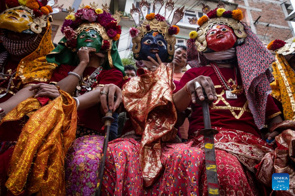 Khadga Jatra festival celebrated in Kathmandu, Nepal