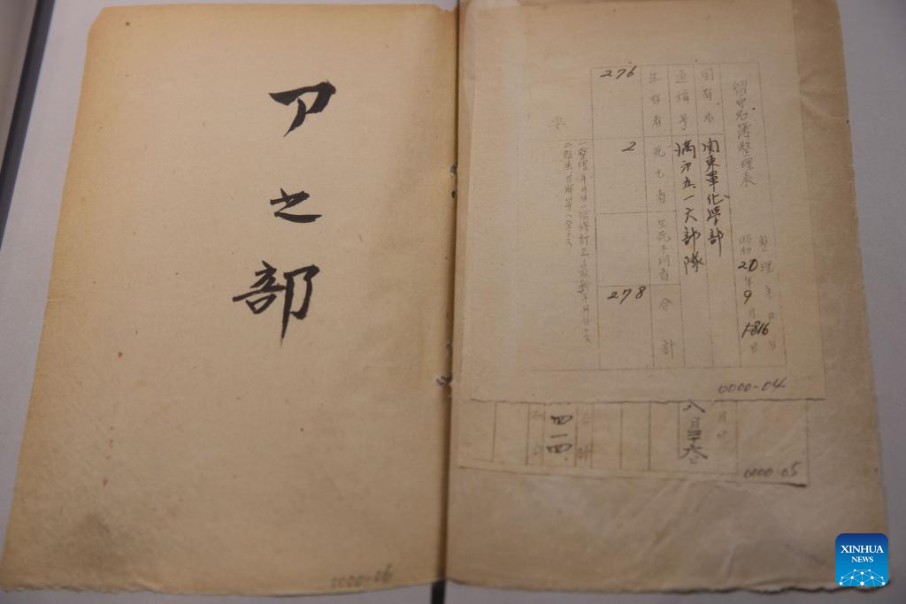 Roll of Japanese chemical warfare unit disclosed