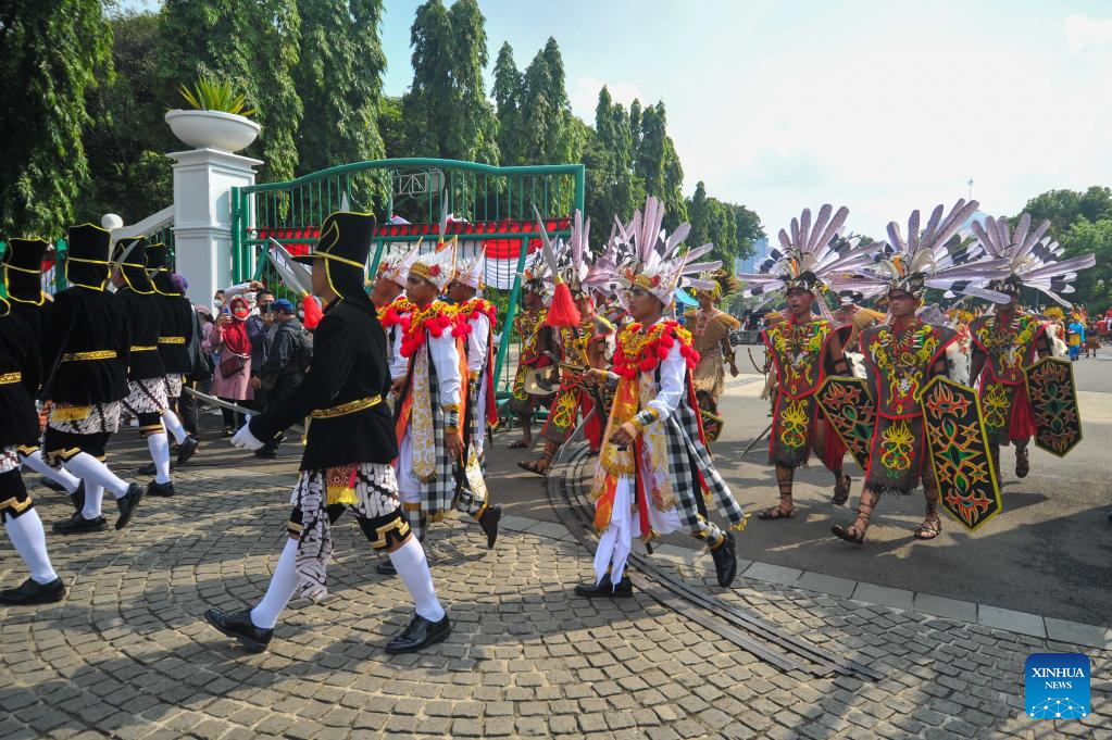 77th Independence Day celebrated in Indonesia