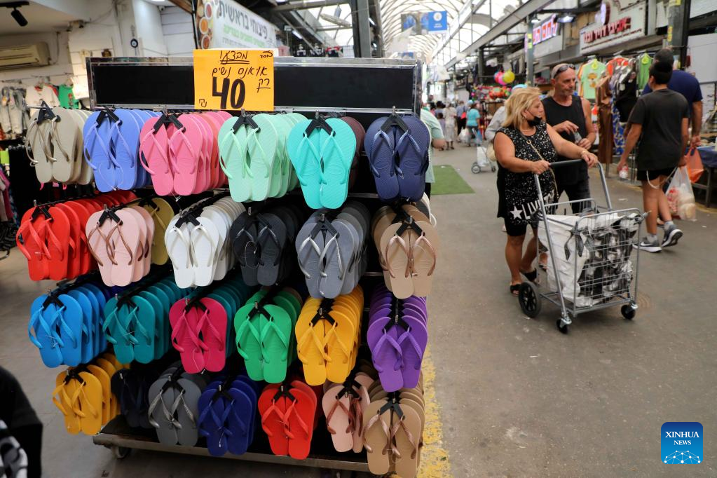 Israel's inflation rate hits 5.2 pct, highest since 2008