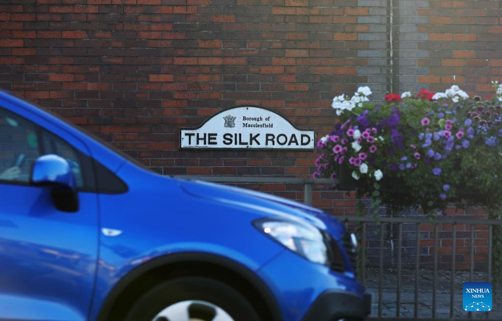 Entrepreneurs, artists keep silk making heritage alive in Macclesfield, Britain