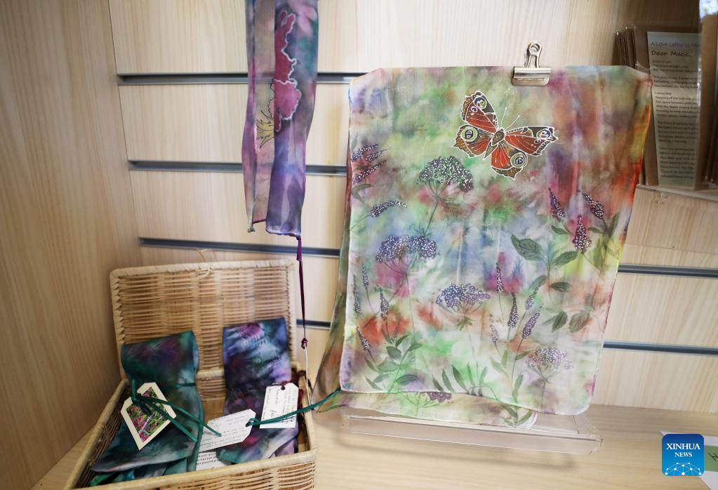 Entrepreneurs, artists keep silk making heritage alive in Macclesfield, Britain
