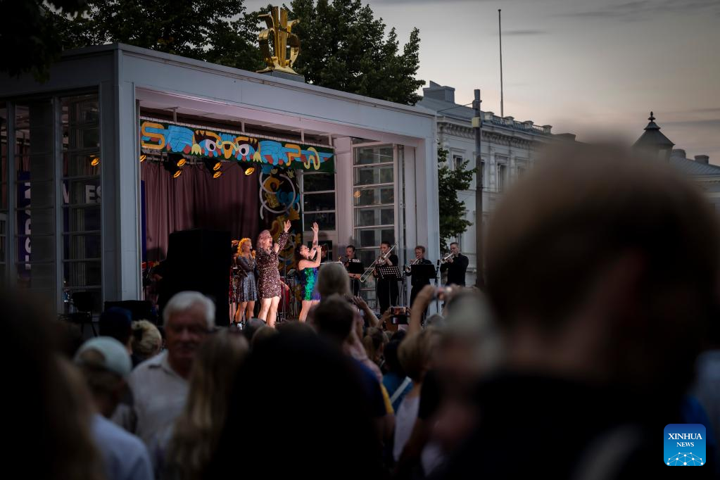 Night of the Arts celebrated in Helsinki, Finland