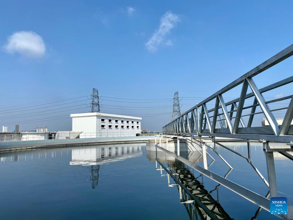 Feature: China-funded green sewage treatment plant boon for millions in Dhaka