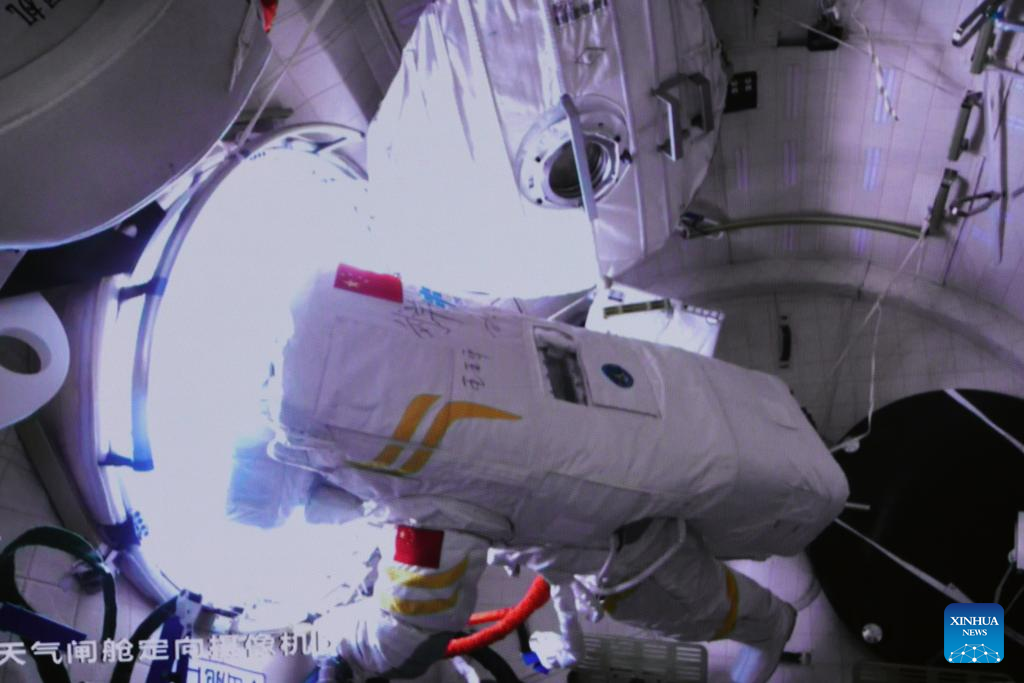 China's Shenzhou-14 astronauts conduct extravehicular activities