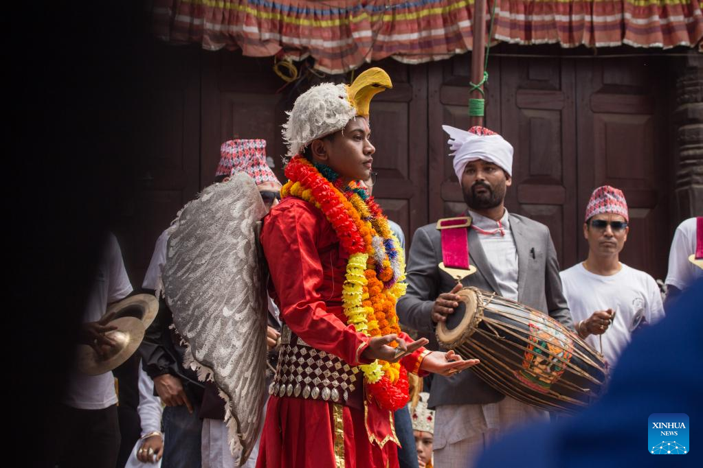 Kartik Naach Festival celebrated in Lalitpur, Nepal