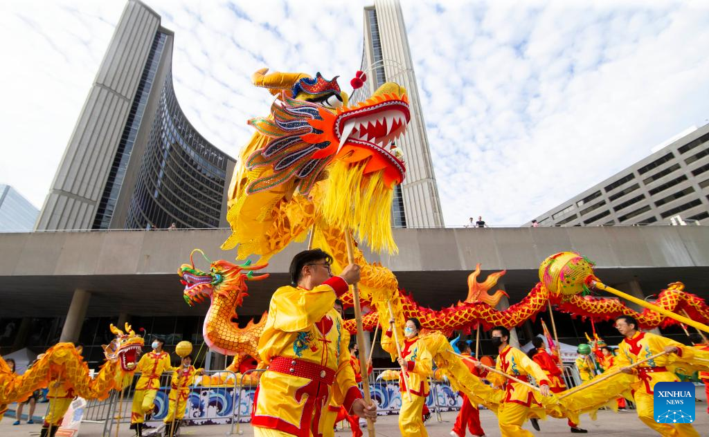 Toronto Dragon Festival celebrated to promote traditional Chinese culture