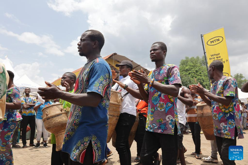 Ghanaians celebrate traditional yam festival