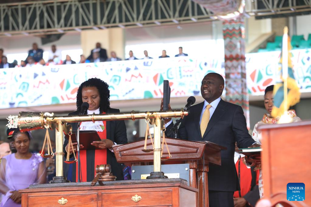 Kenya's Ruto sworn in as fifth president