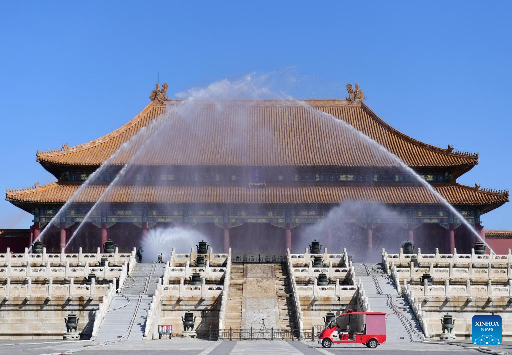 Fire drill held at Palace Museum in Beijing
