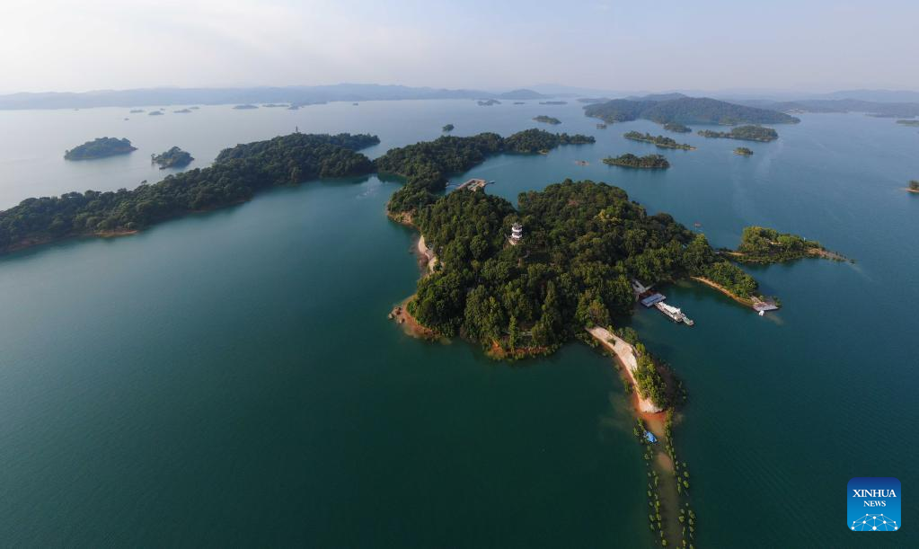 Scenery of Xinfengjiang Reservoir in Heyuan, Guangdong