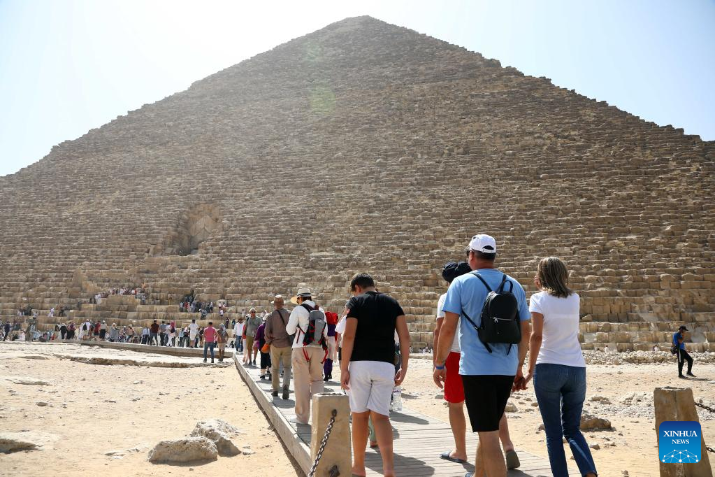 Visiting pyramids on World Tourism Day