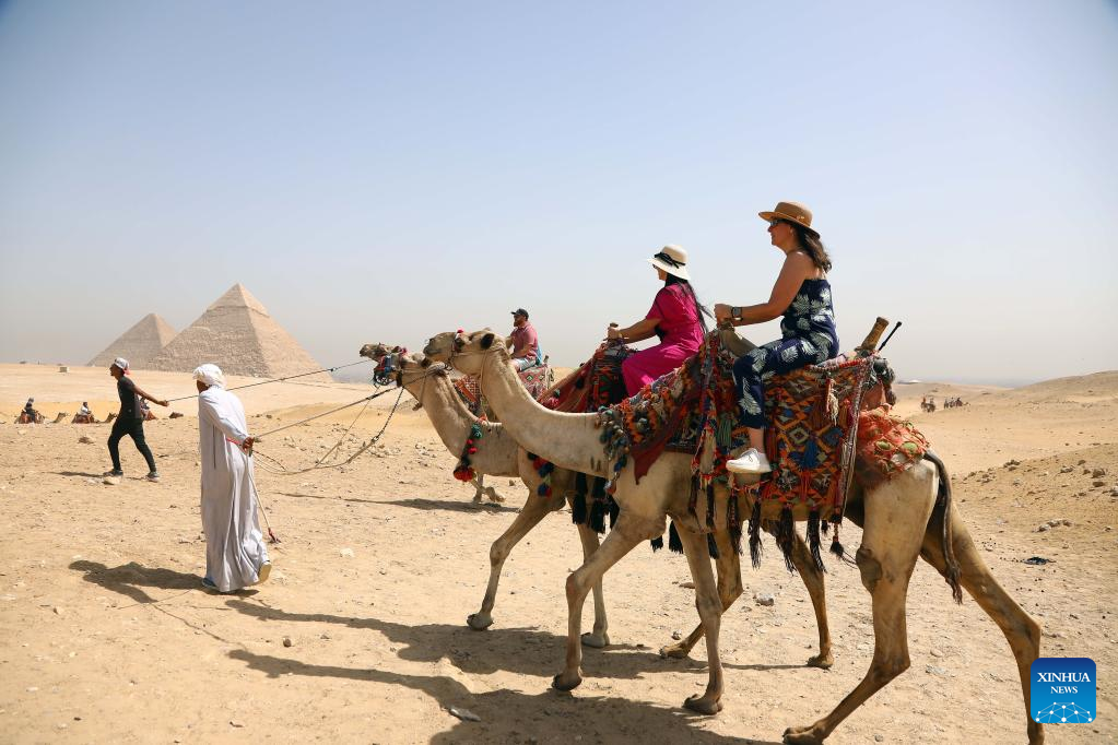 Visiting pyramids on World Tourism Day