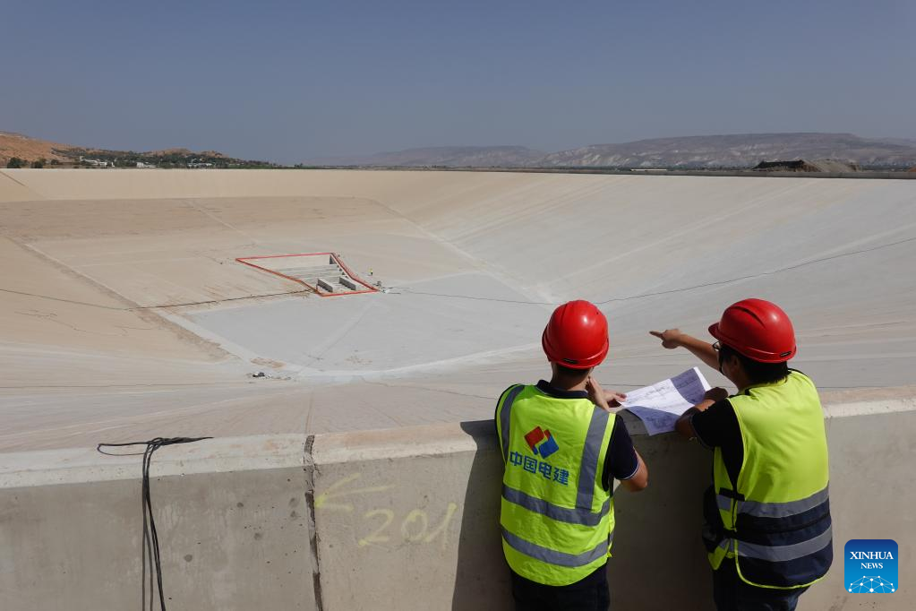 Feature: Chinese-built largest pumped storage power station in Israel in full swing