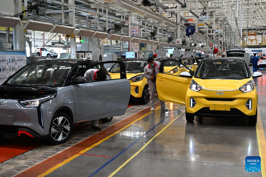 City in east China sees increased NEVs production