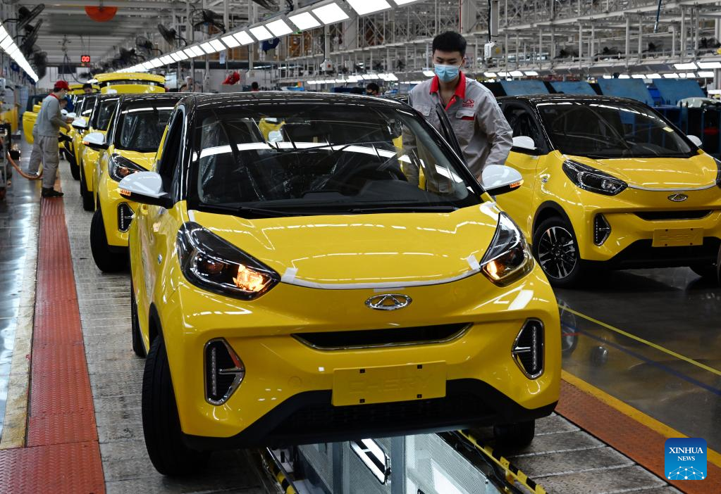 City in east China sees increased NEVs production