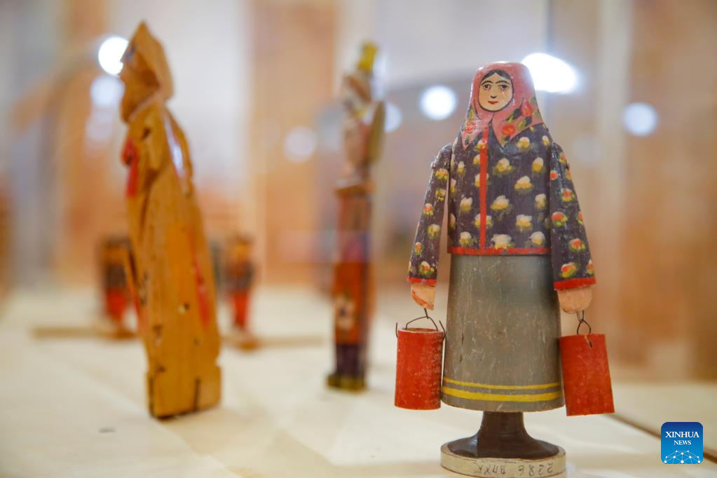 Wooden toys exhibition held in Moscow, Russia